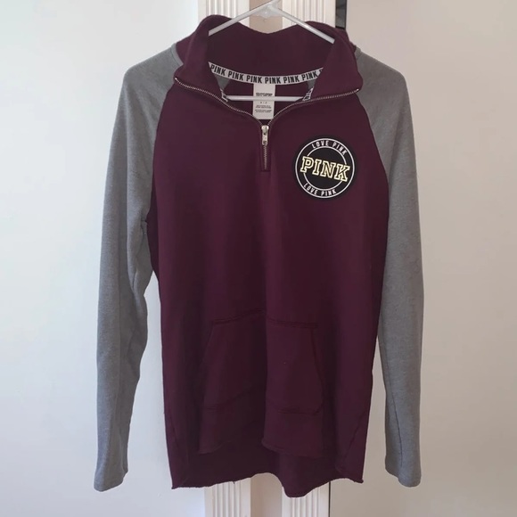 Victoria’s Secret PINK Quarter Zip - Picture 1 of 3